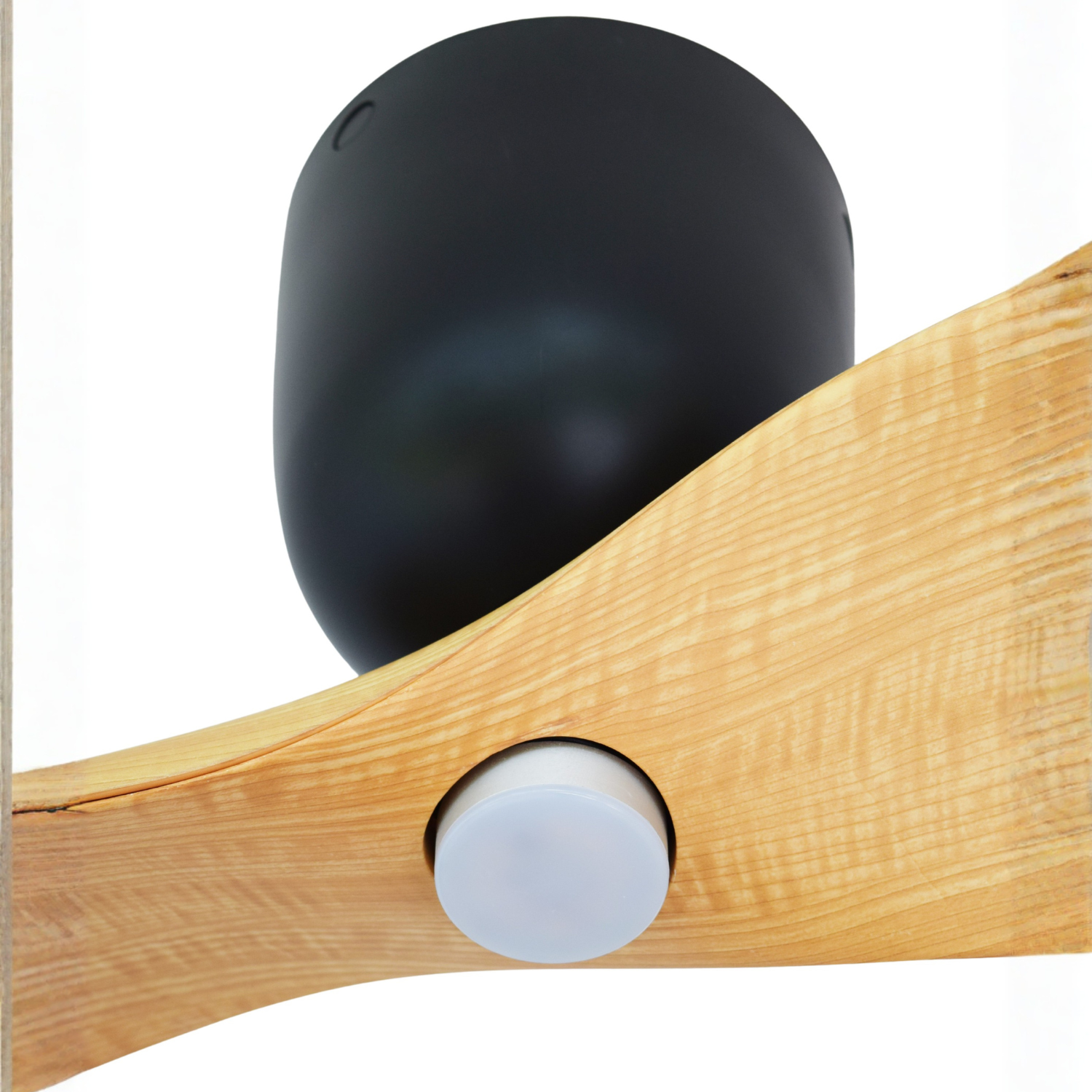 Aeratron AE+2 with Light in Light Wood Finish / Black